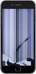 iPhone 6 con LCD rotto