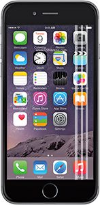 iPhone 6 con LCD rotto